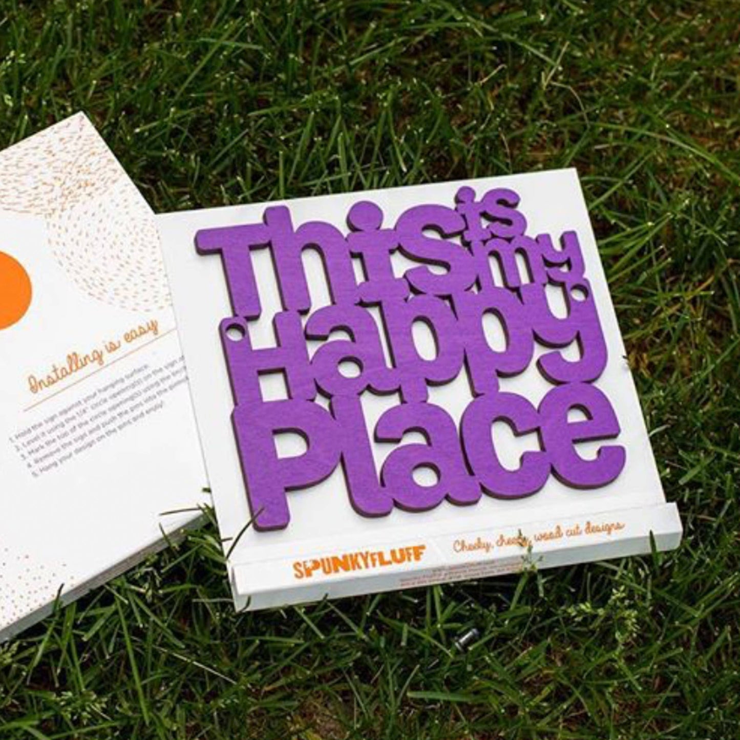 This Is My Happy Place Laser Cut Wood Wall Decor