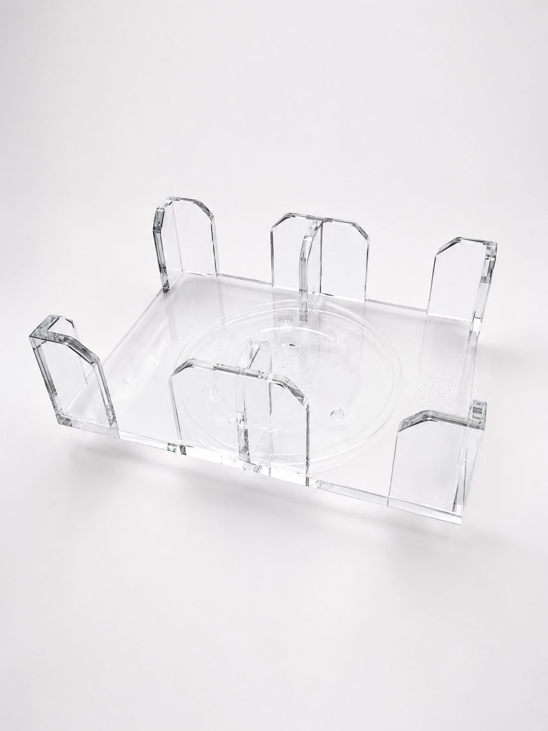 Acrylic Canasta Card Spinner- Tortoise or Clear