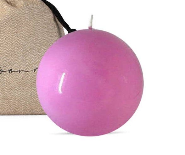 Hand Painted High Gloss Candle Sphere: 4, 5 or 6 inch (Assorted Colors)