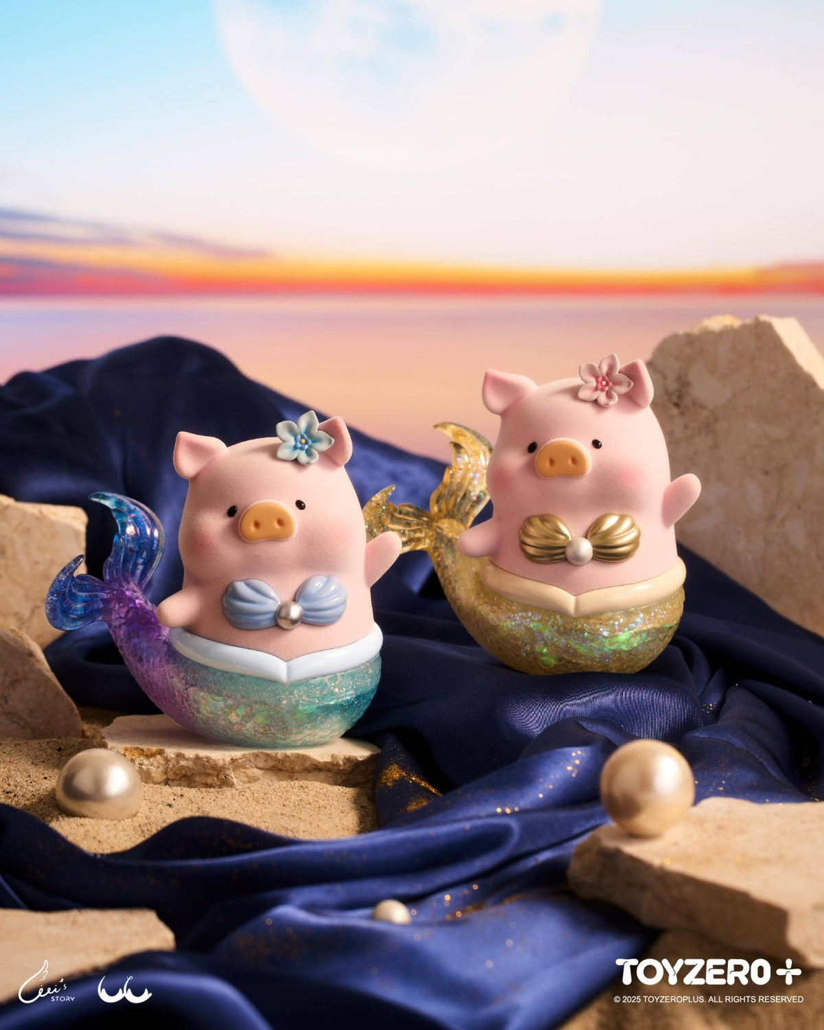 LuLu the Piggy - XL Mermaid (Azure)(Very Limited Edition)