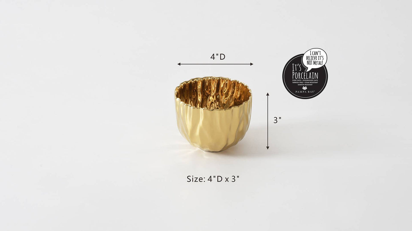 Gold Snack Bowl