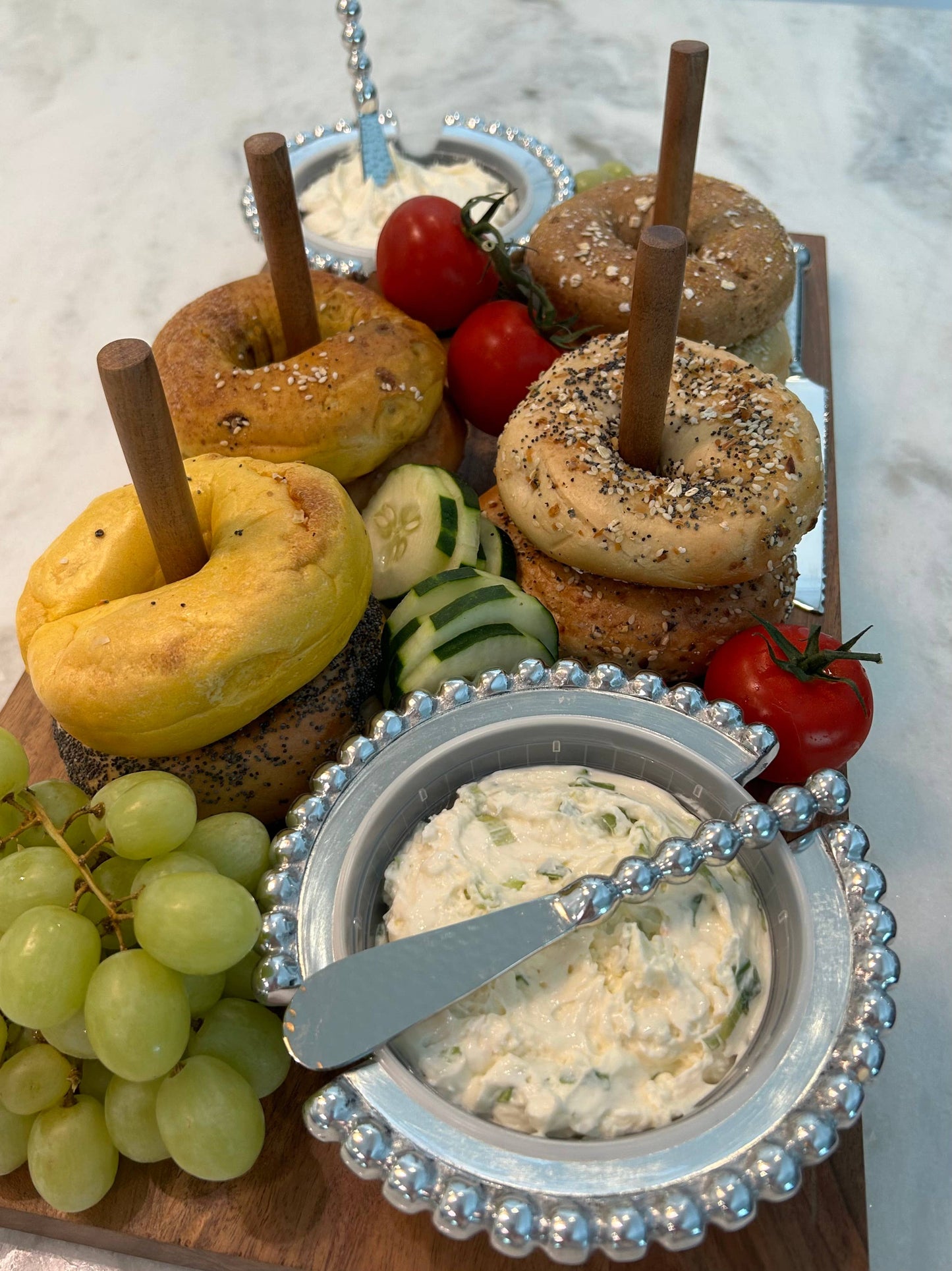 Bagels on Board Brunch Tray