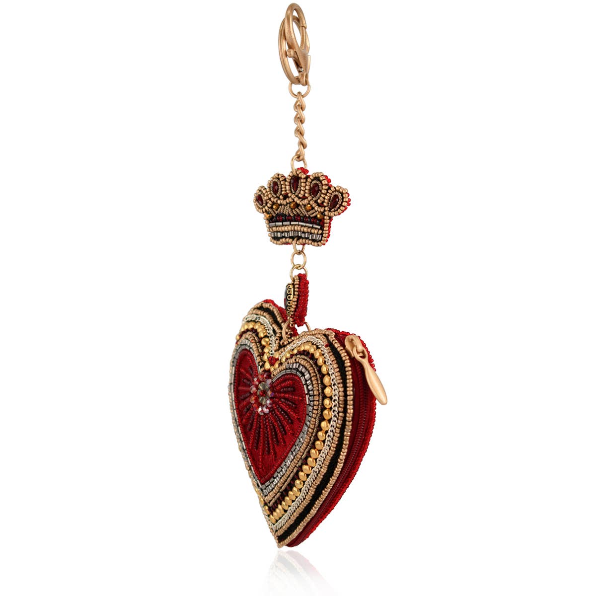 High Court Coin Purse with Red Heart