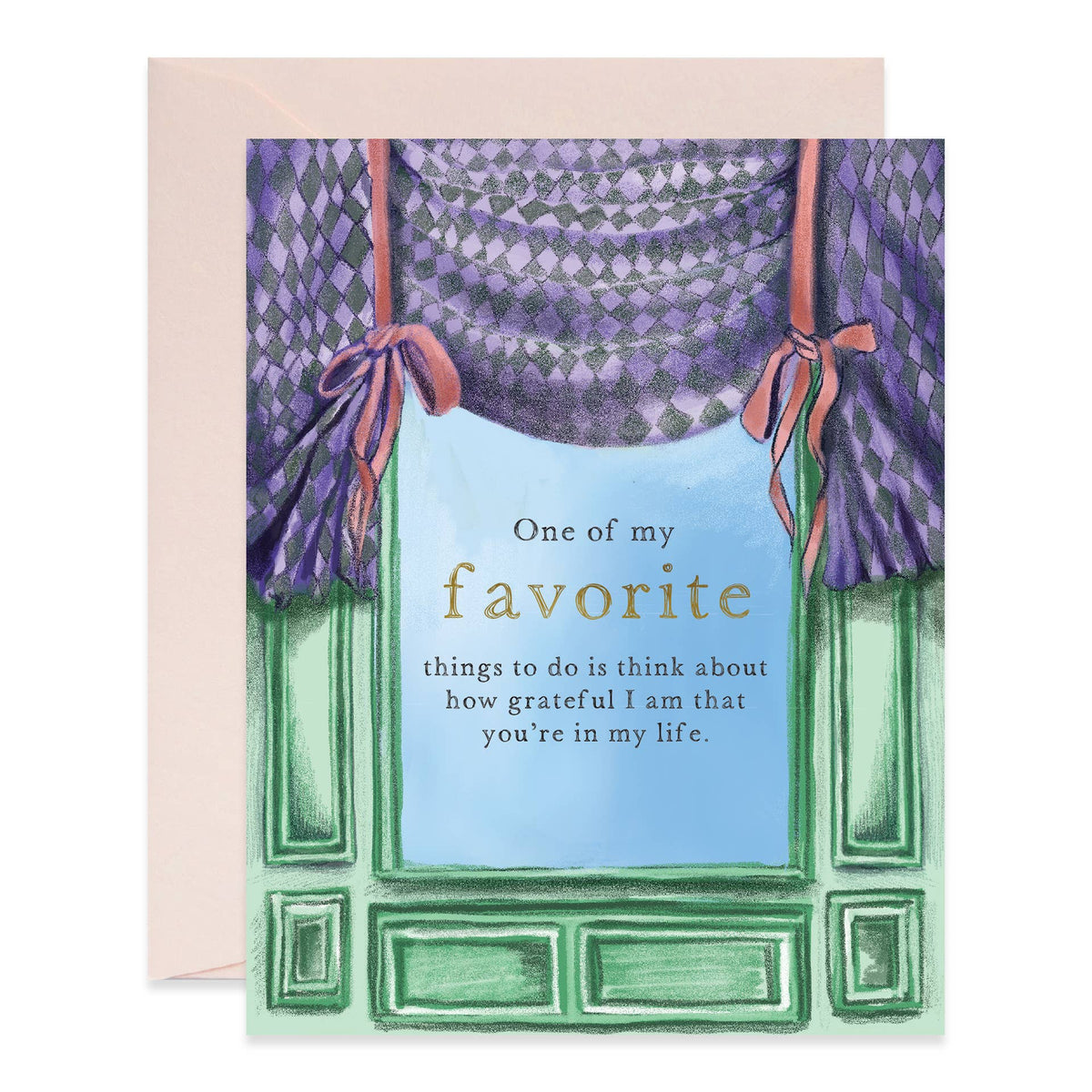Grateful Window Greeting Card (each)