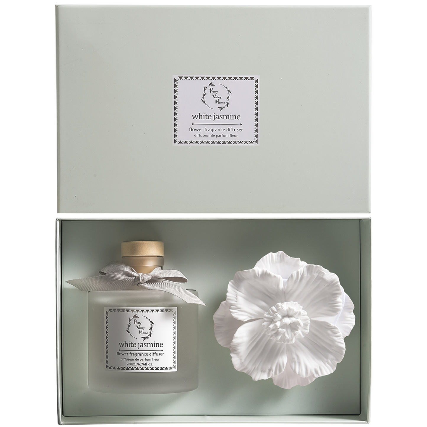 Diffuser Sets Gifts Ceramic Flower (2025)-Pretty Valley Home