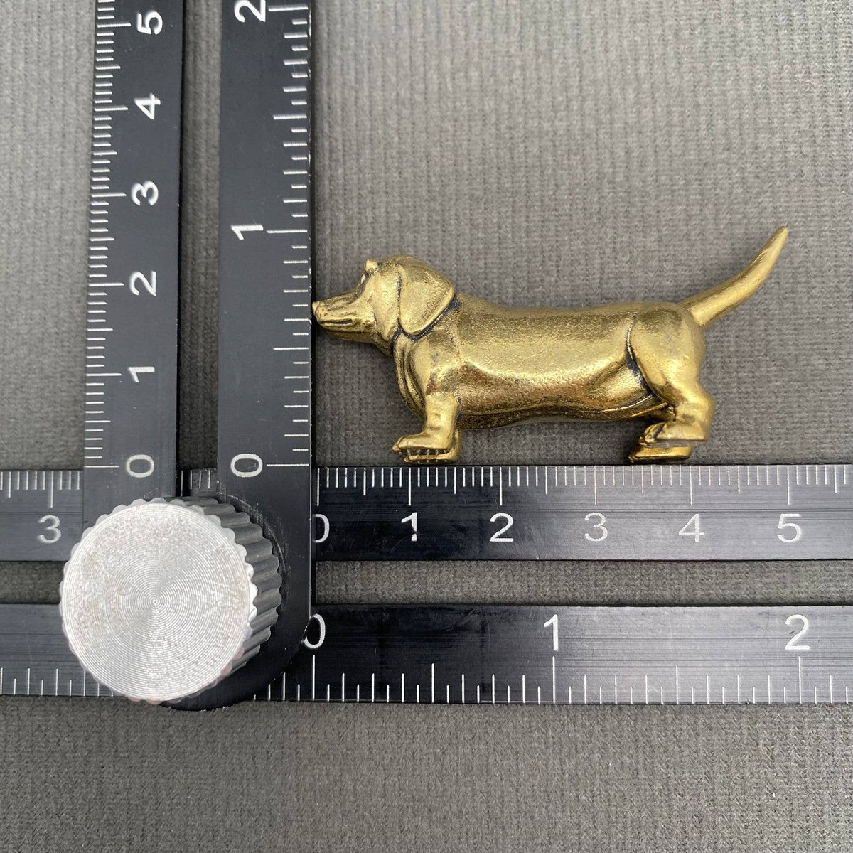 Dachshund Dog Brass Crafts Decoration Desktop Ornaments