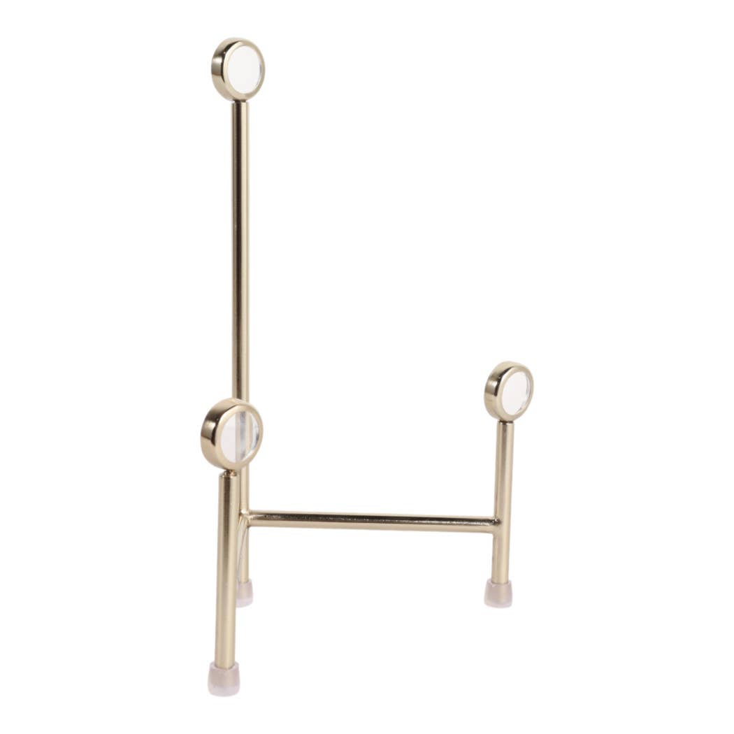 Gold Metal Acrylic Easel Stand, 10 in.(Book Holder)