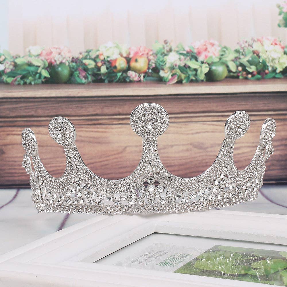 Crown Rhinestone Bride Headband