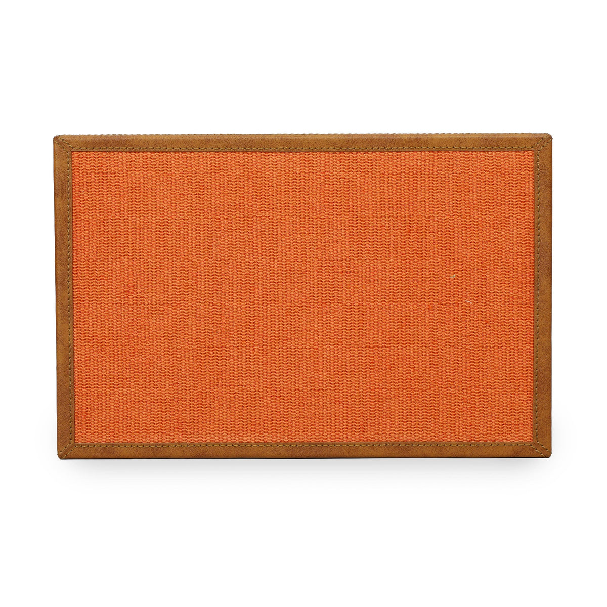 Acre Orange Cotton Jute Jewelry Box