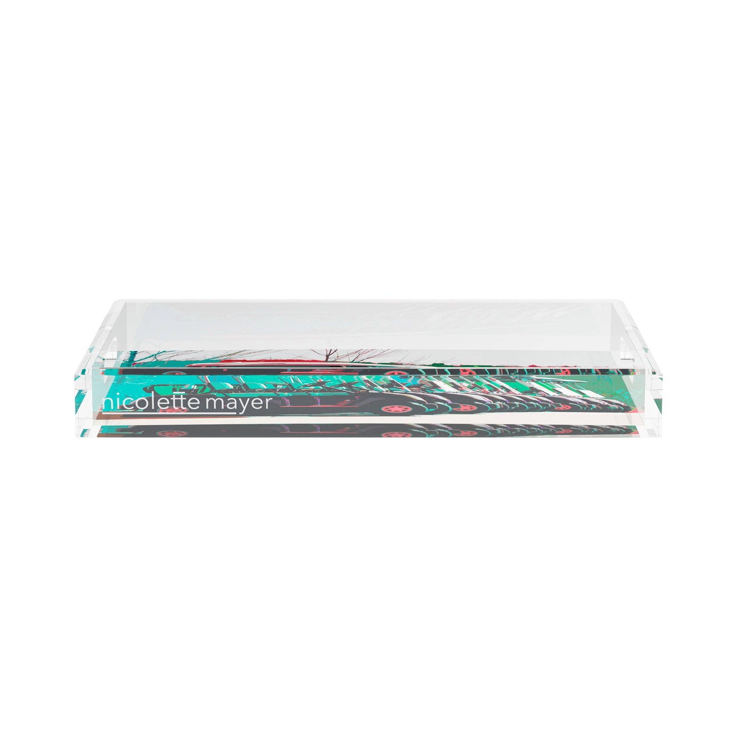 Golf Nine Iron Green Rectangle Tray