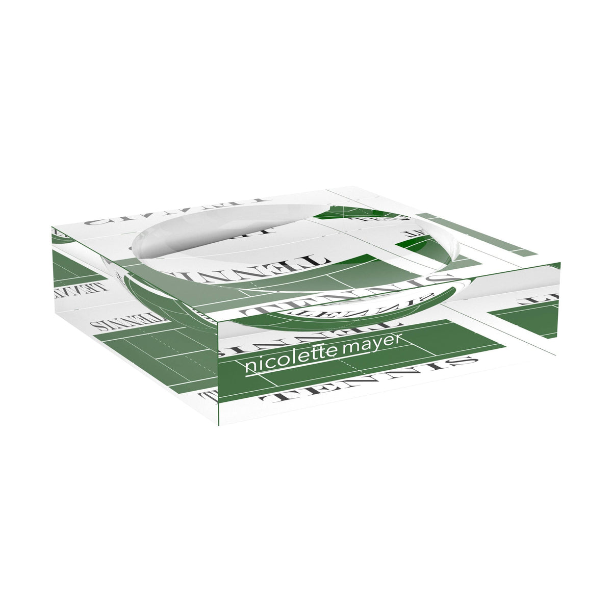 Tennis Court Candy Catchall Dish