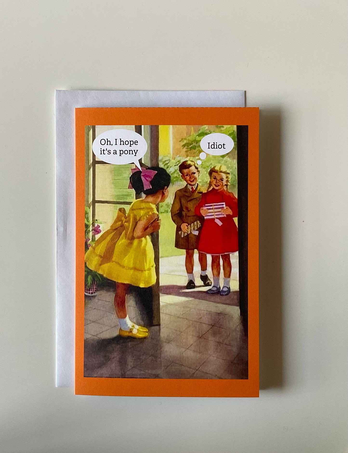  I hope it's a pony- Birthday  Card