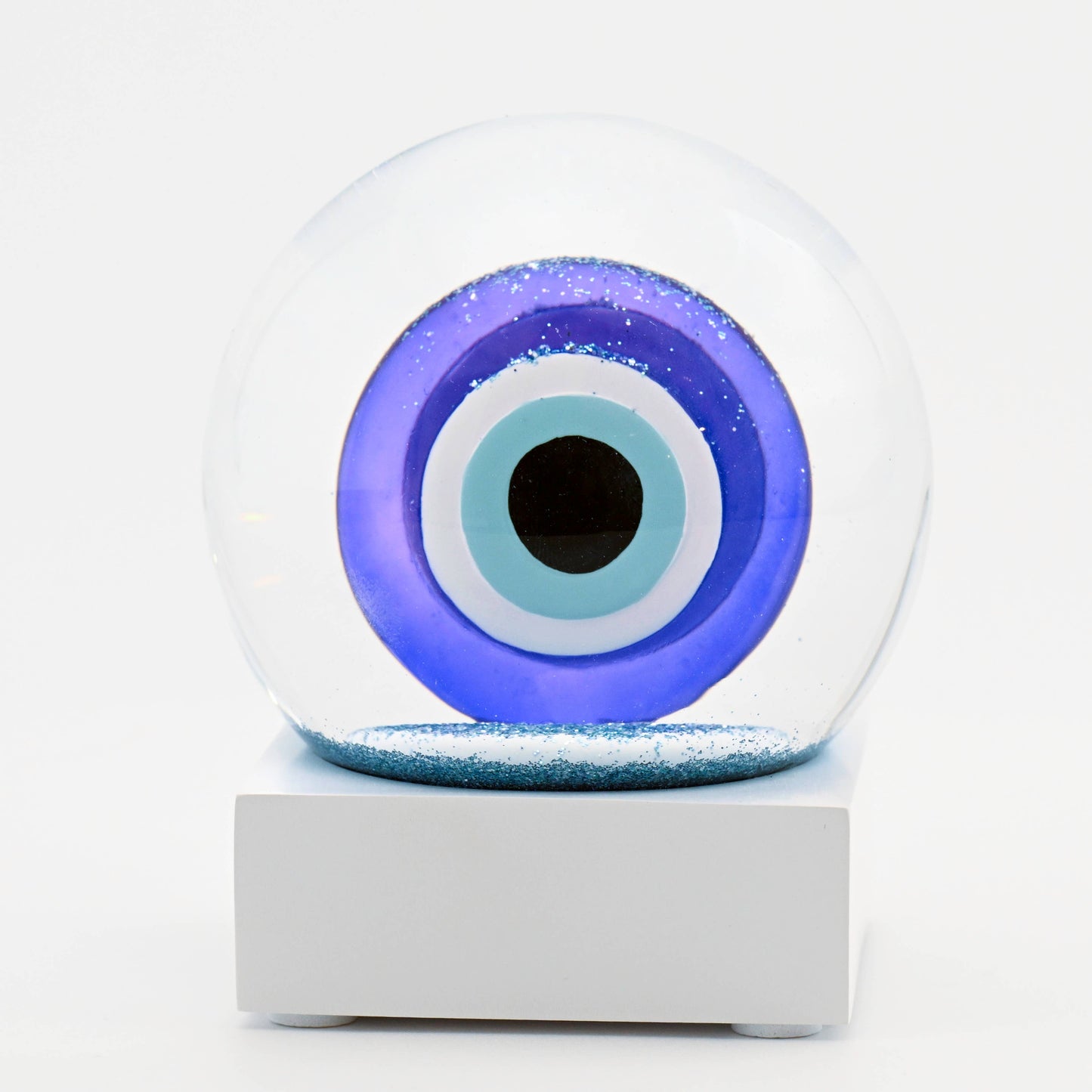 Evil Eye Snow Globe
