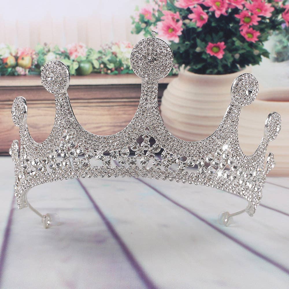Crown Rhinestone Bride Headband