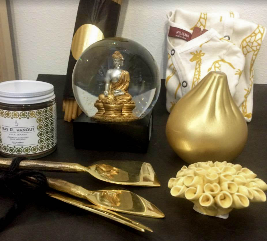 Buddha Gold Snow Globe