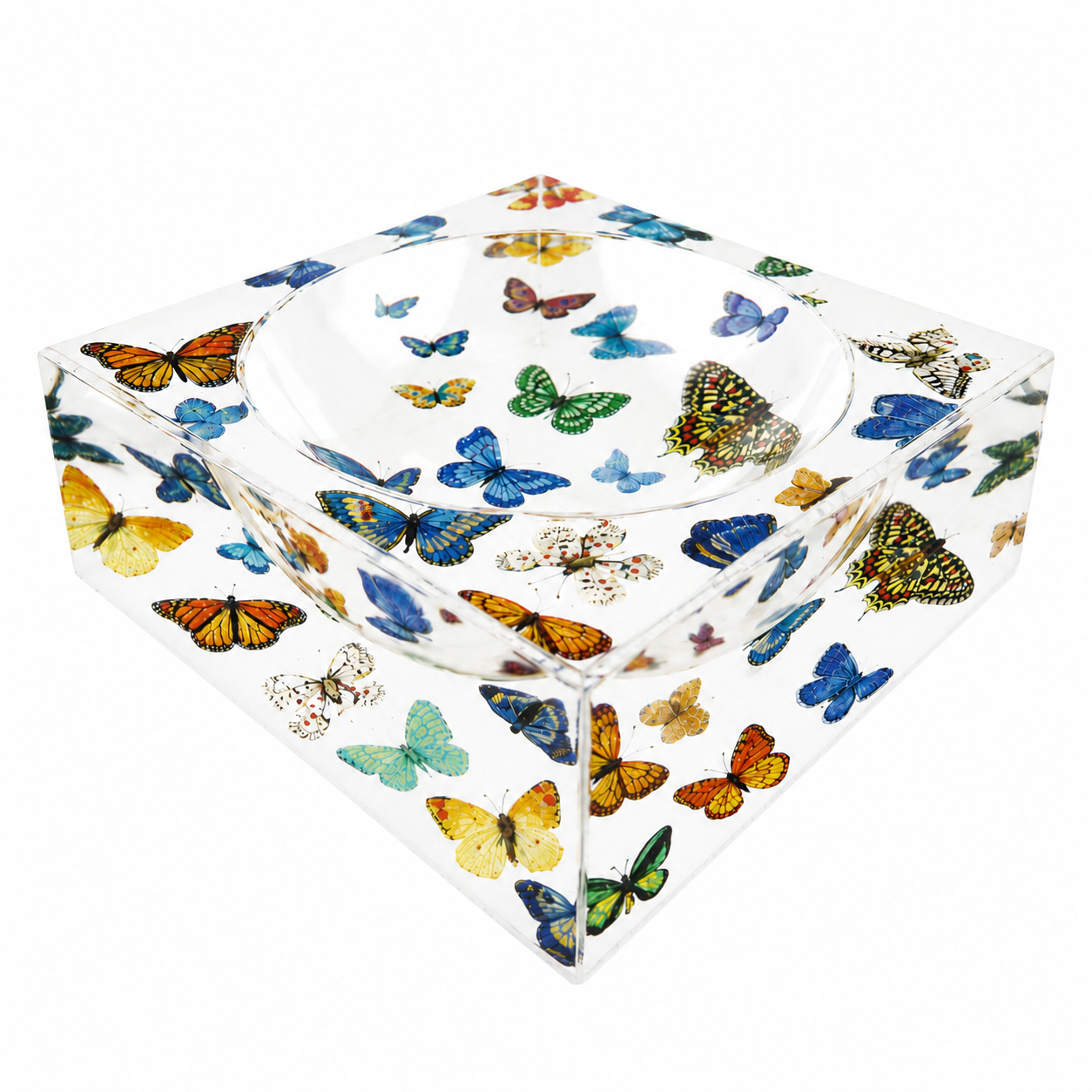 Petit Acrylic Bowl, Flutter