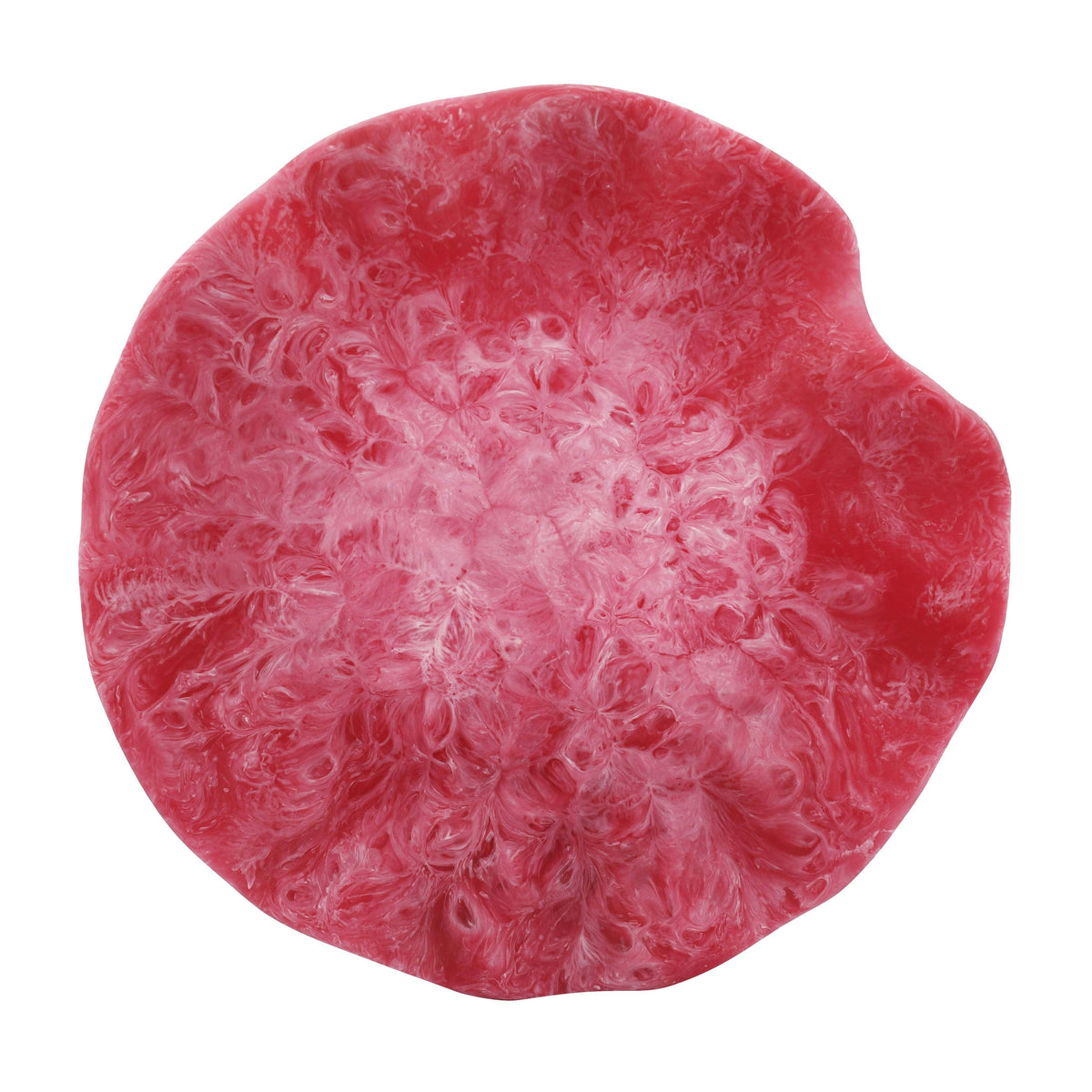 Soft Swirl Resin Petal Tray