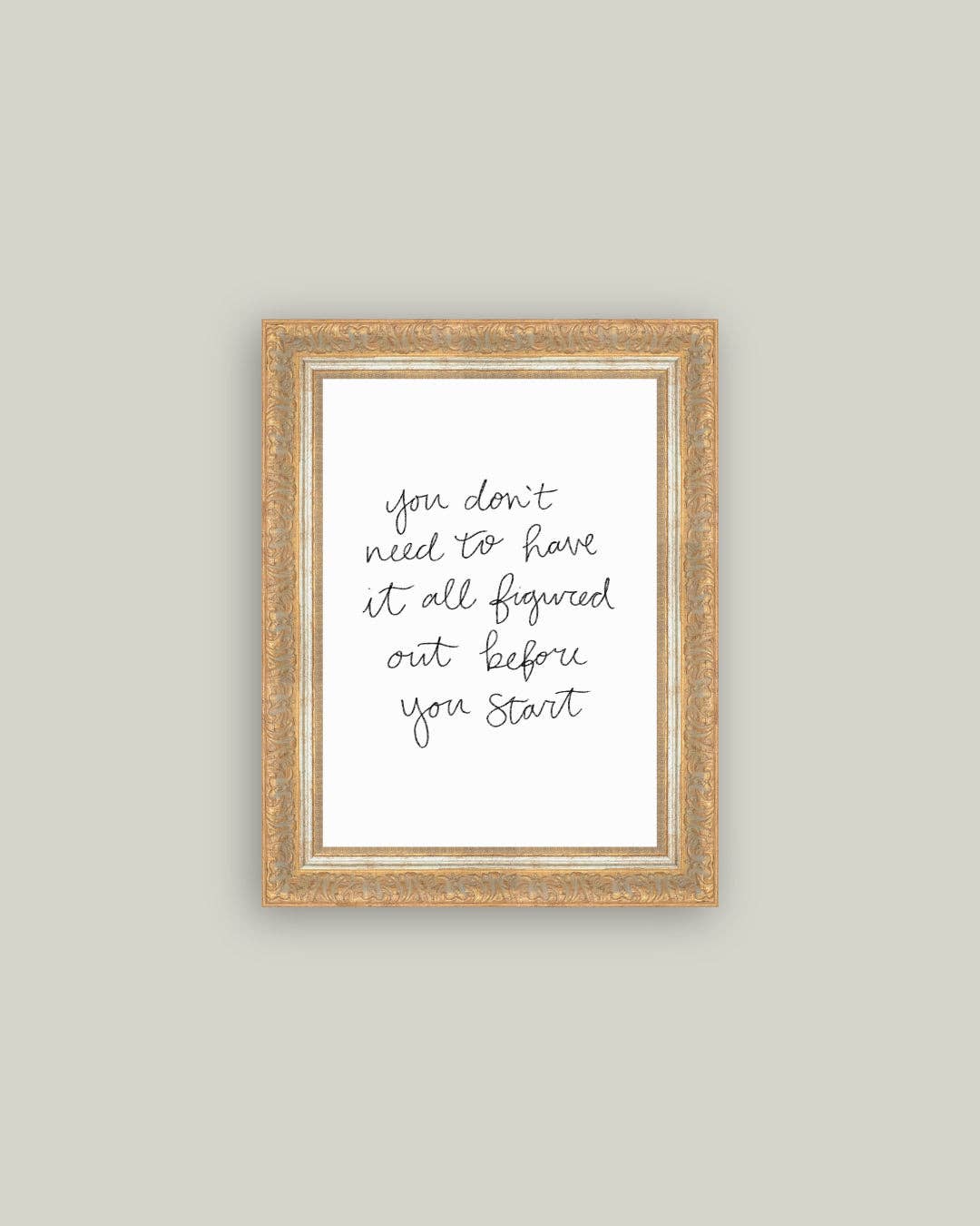 You Don't Need Framed Antique Art