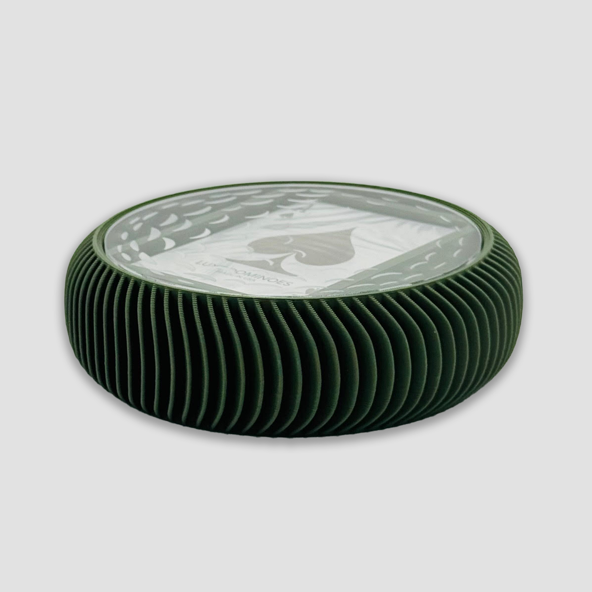 Round Single Card Deck with Golf Ball Engraving