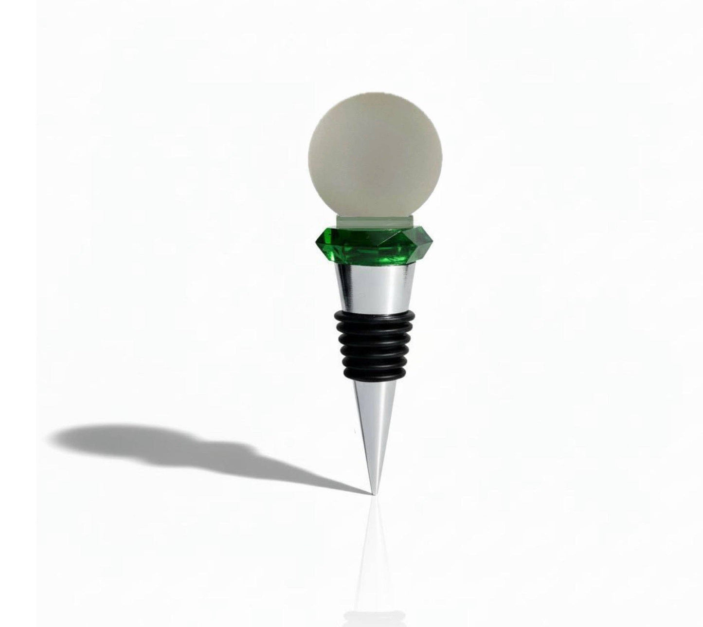 Green Crystal Wine Stopper