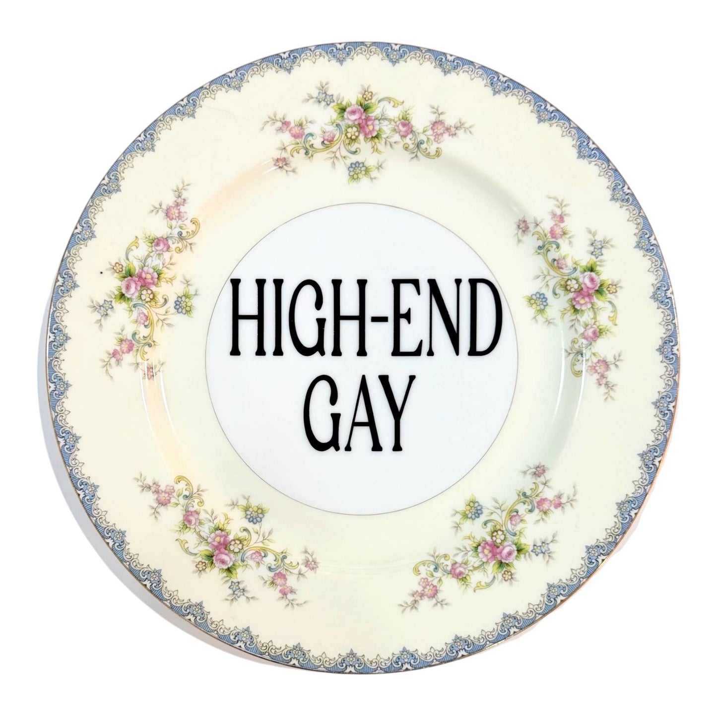 High-End Gay Vintage Plate