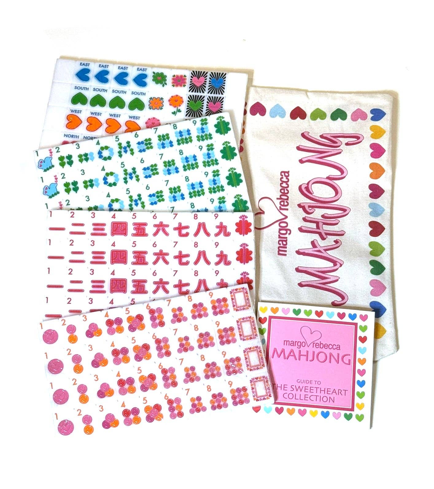 Mahjong tiles - sweetheart collection