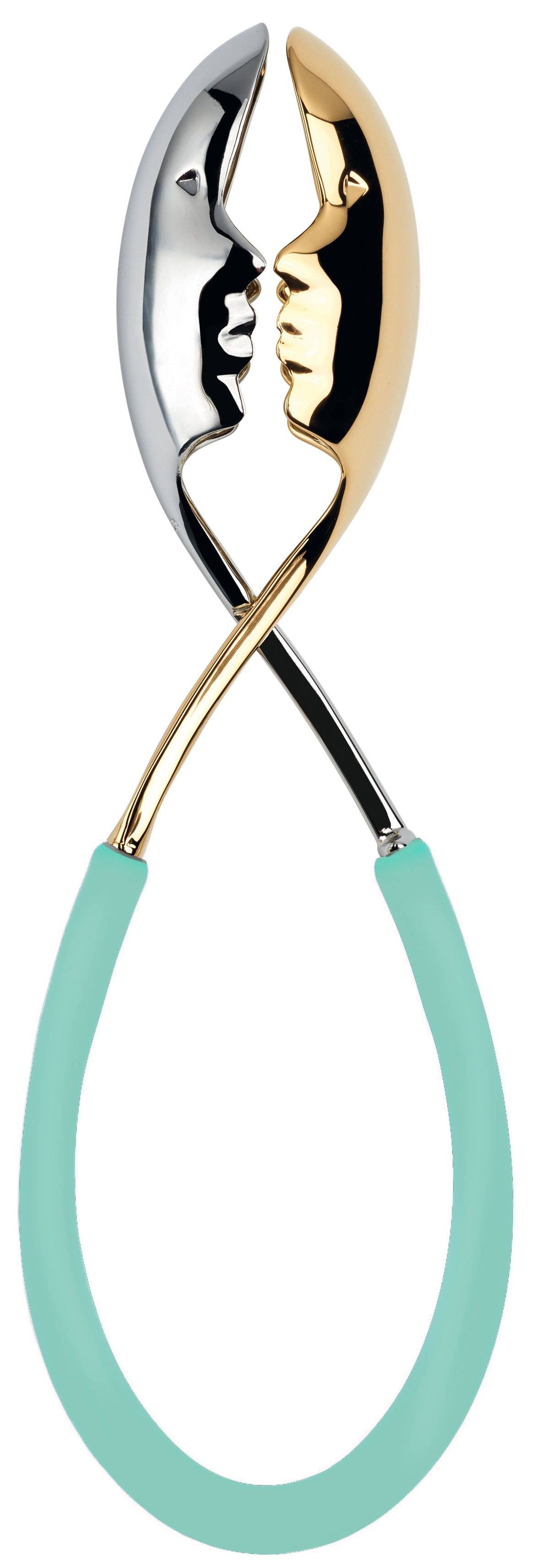 Kiss - Salad Tongs - 24 K Gold