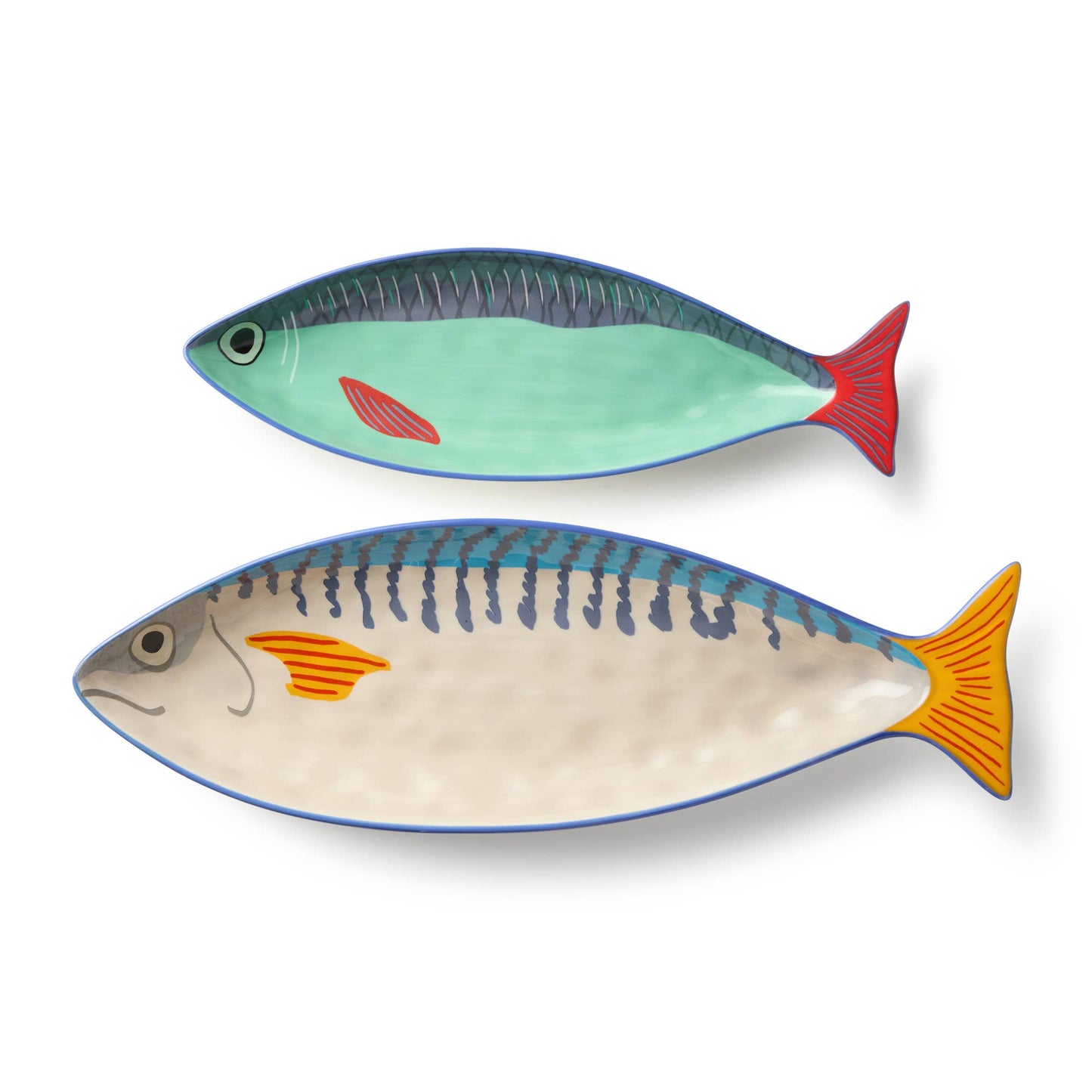 Something Fishy 3-D 2pc Fish Platter Set