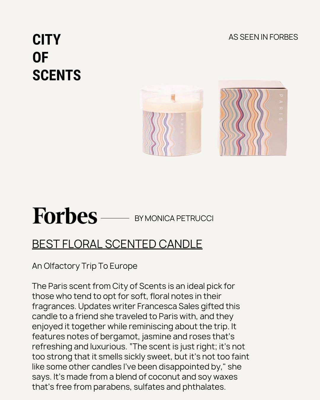 Paris Luxury Scented Candle