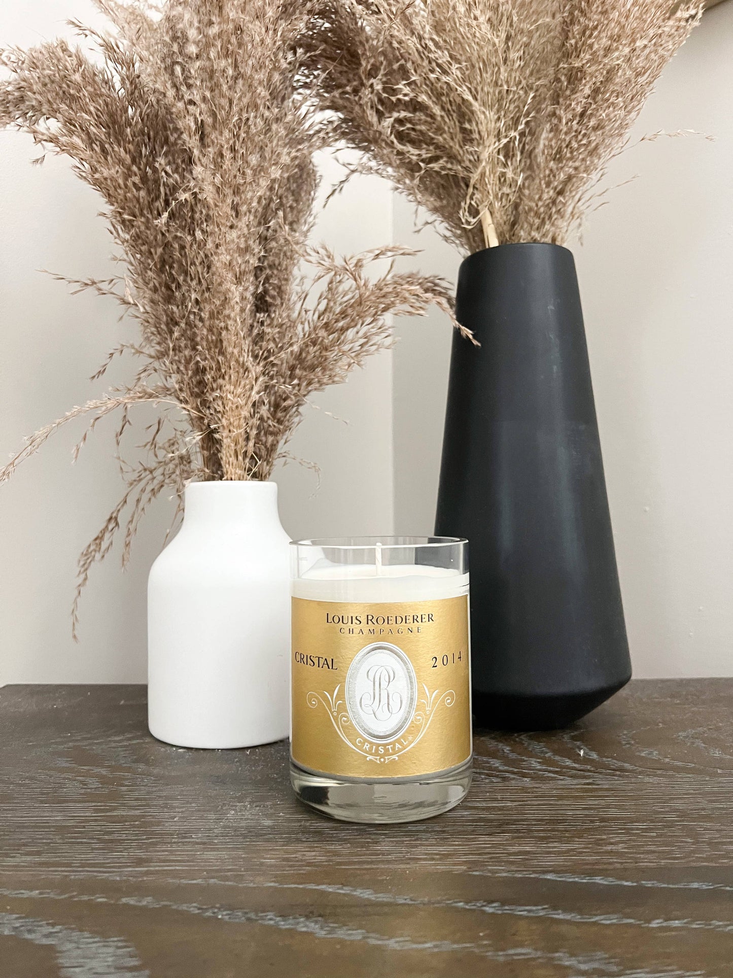 Recycled Cristal Candle