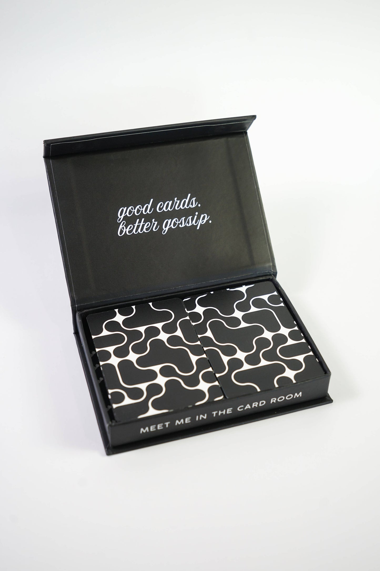 Black + White Canasta Cards with Points