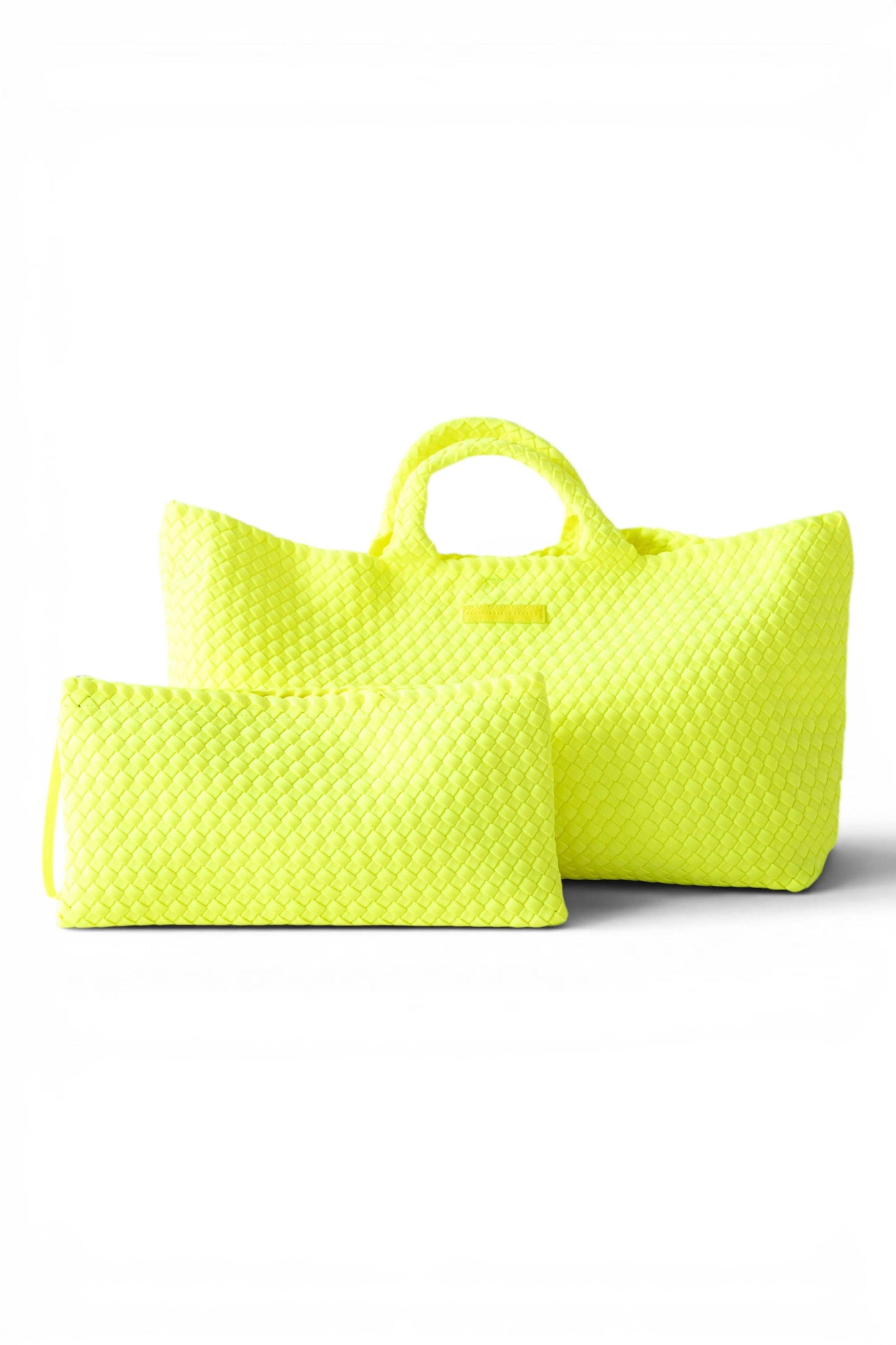 Mahjong Bag - Woven Carryall with Matching Tile Pouch