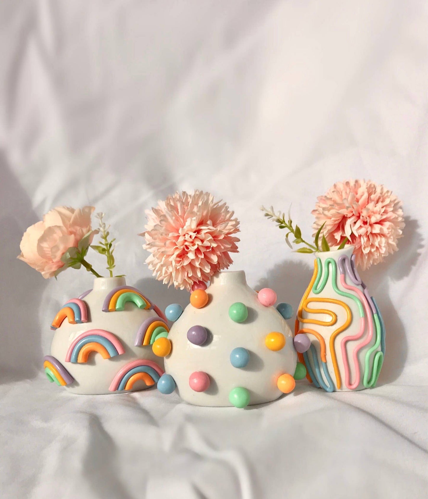 Retro Eclectic Colorful Bud Vase- Boho Mini Vase (Designers' Pick)