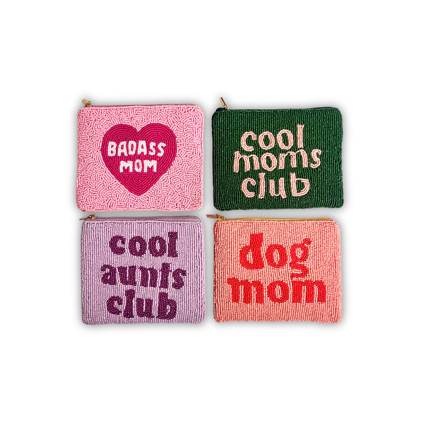 Beaded Coin Purse - Various Sayings