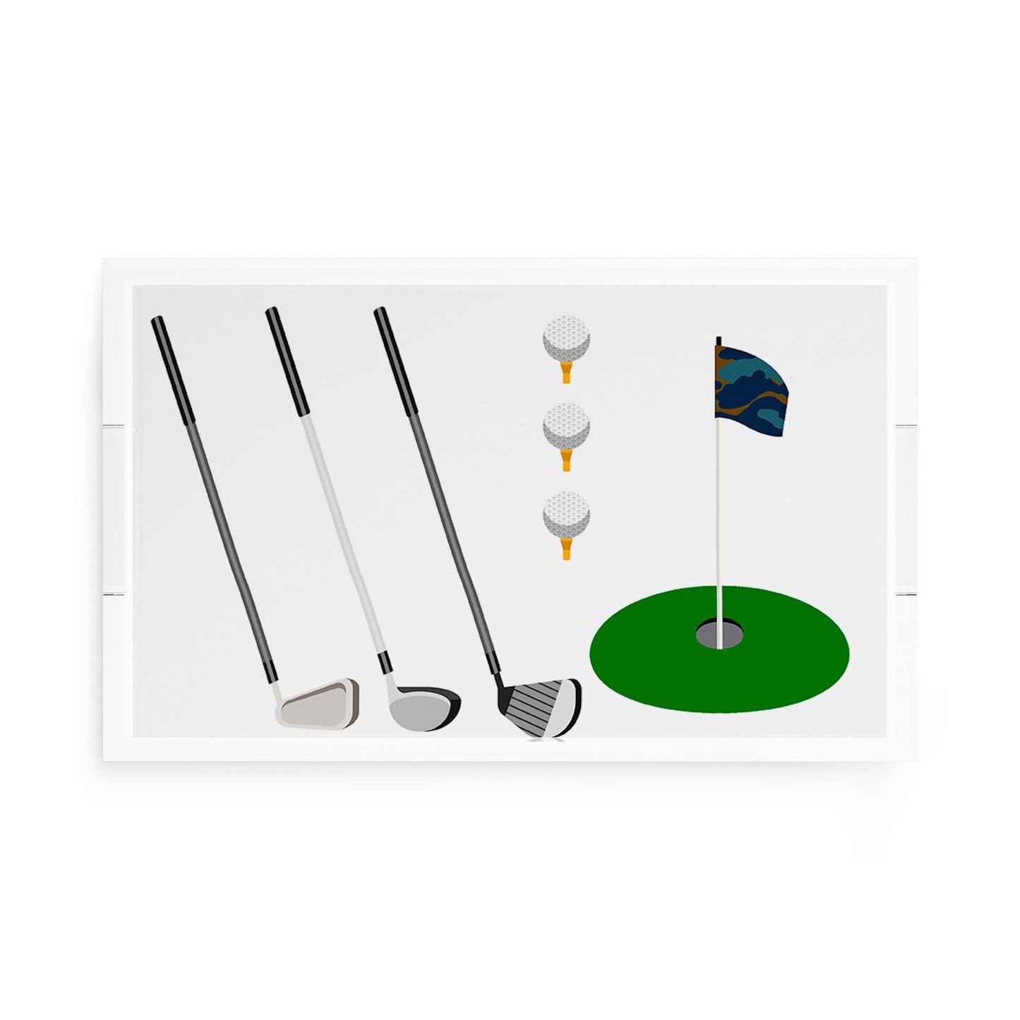 Golf Rectangle Tray