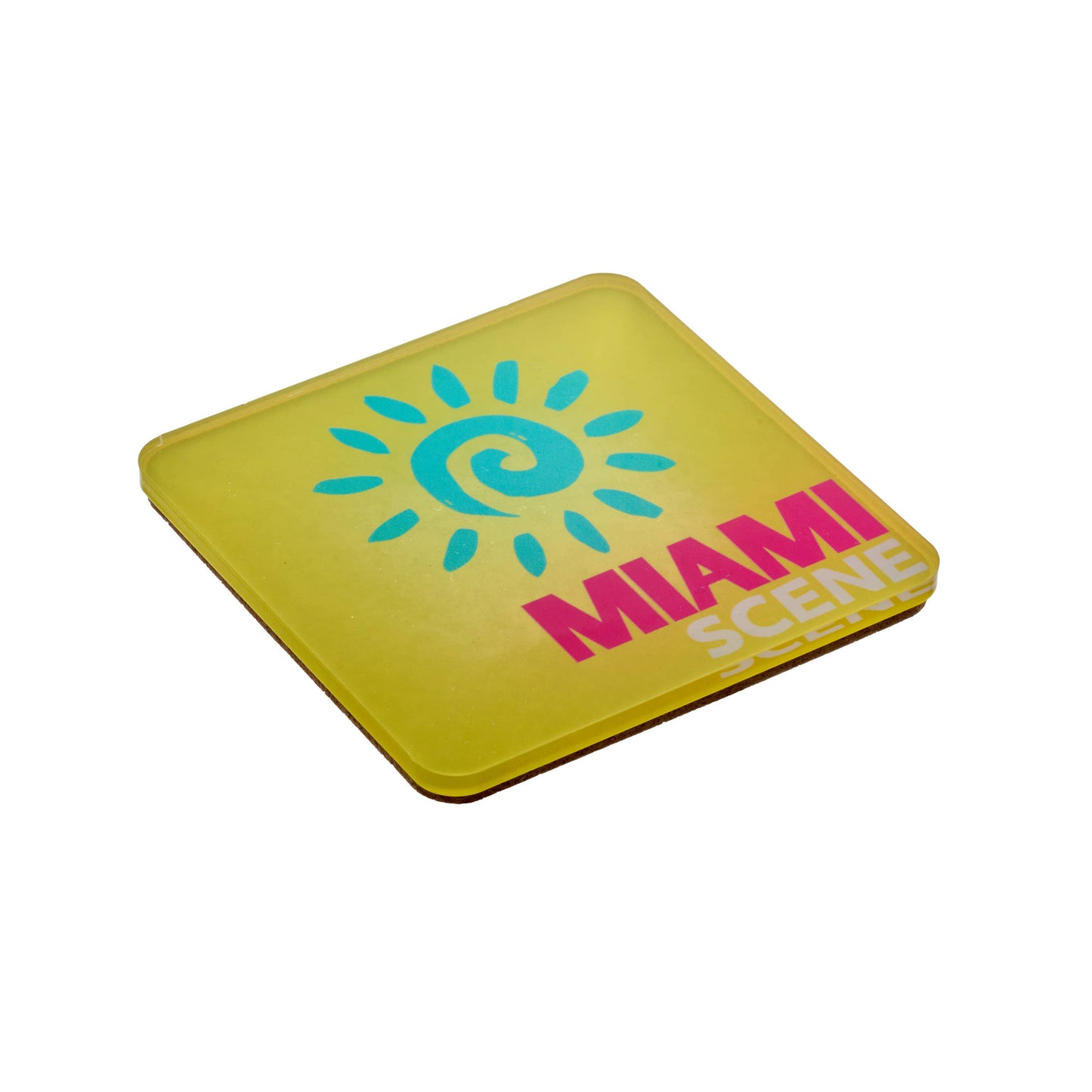 Acrylic Coaster, Miami (Each Sold Separately)