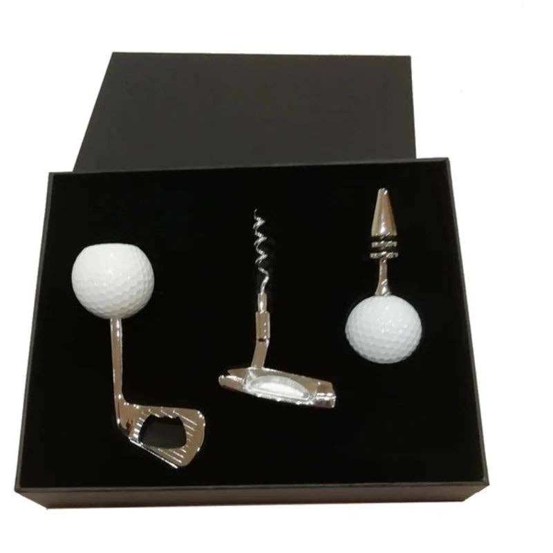 Golf 3-Piece Bar Set & Gift Box | Bartender Kit
