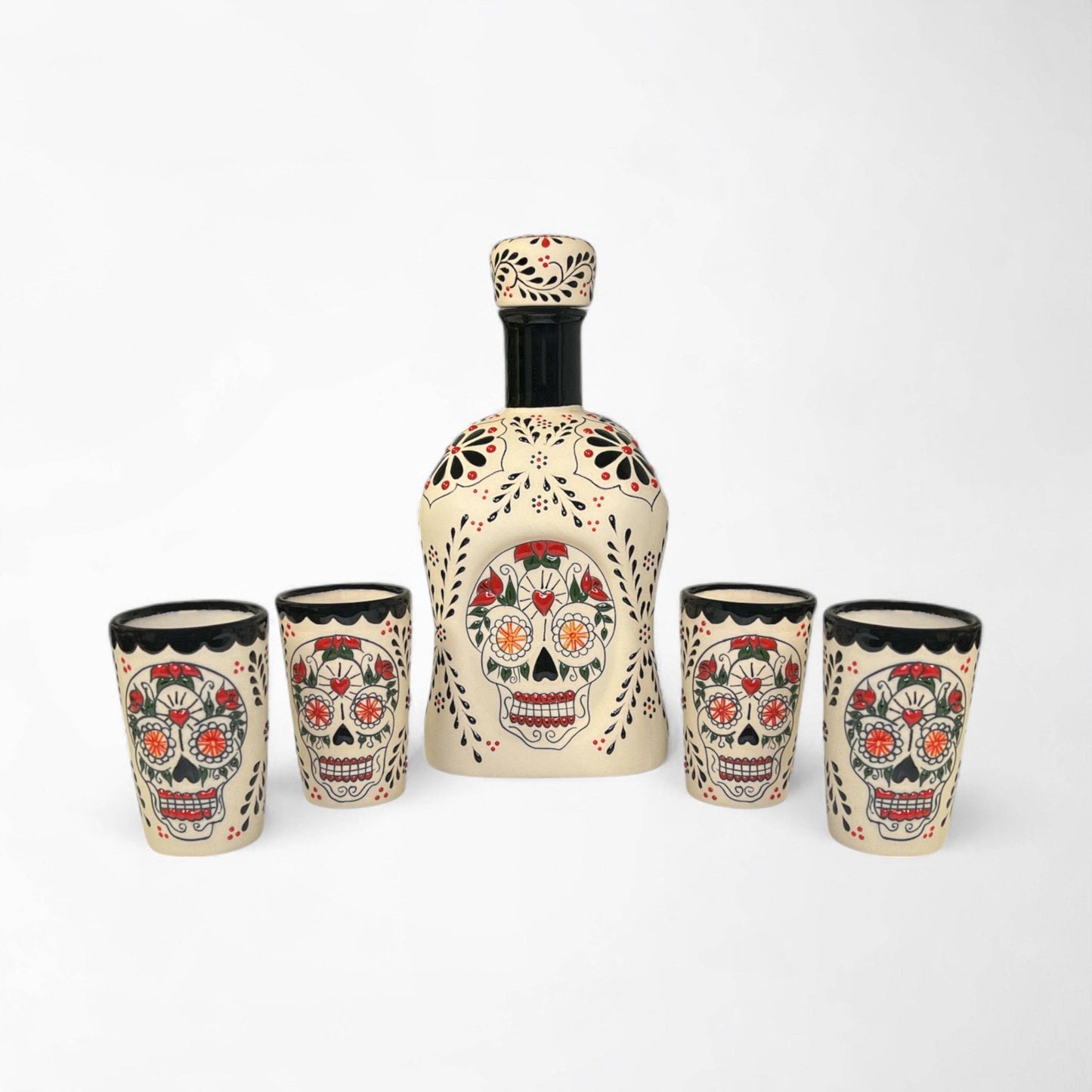 Tequila Decanter Set - Catrina (Complete Set))