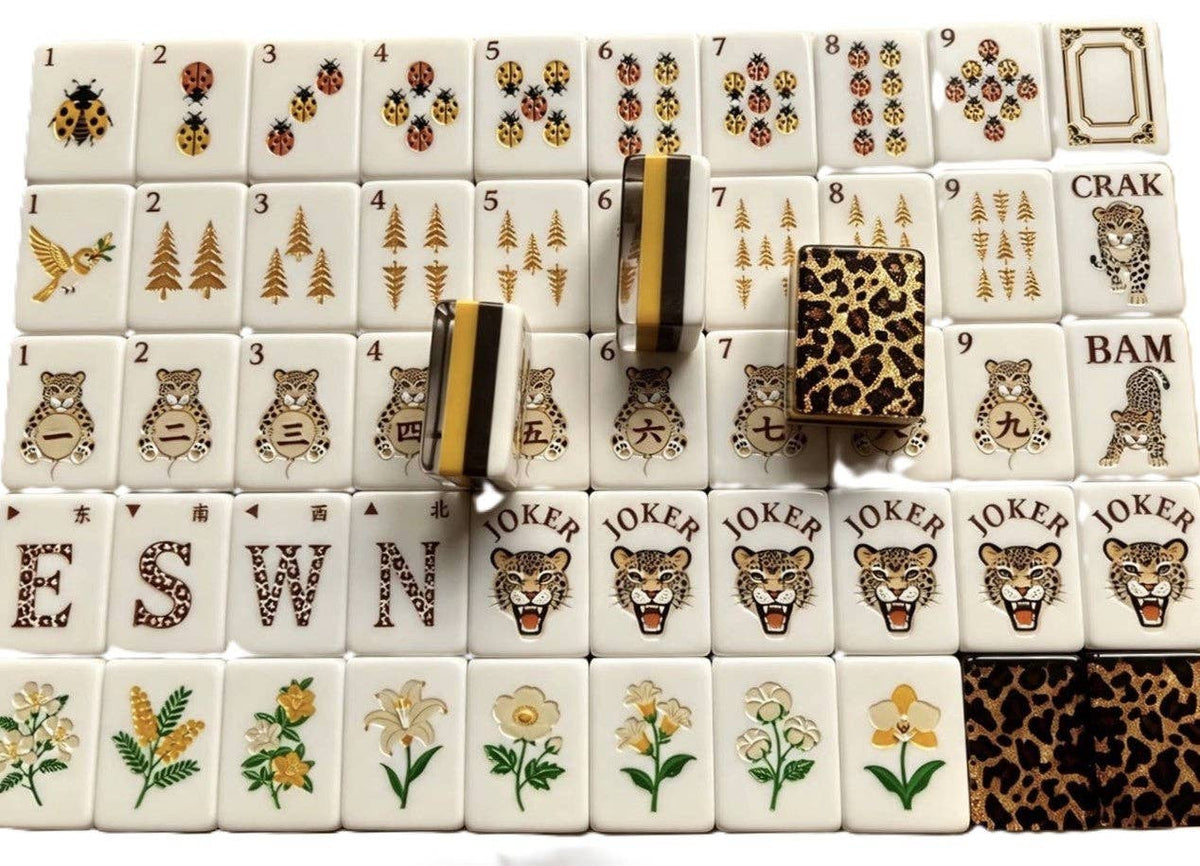 Leopard American Mahjong Tile Set (Limited Production)