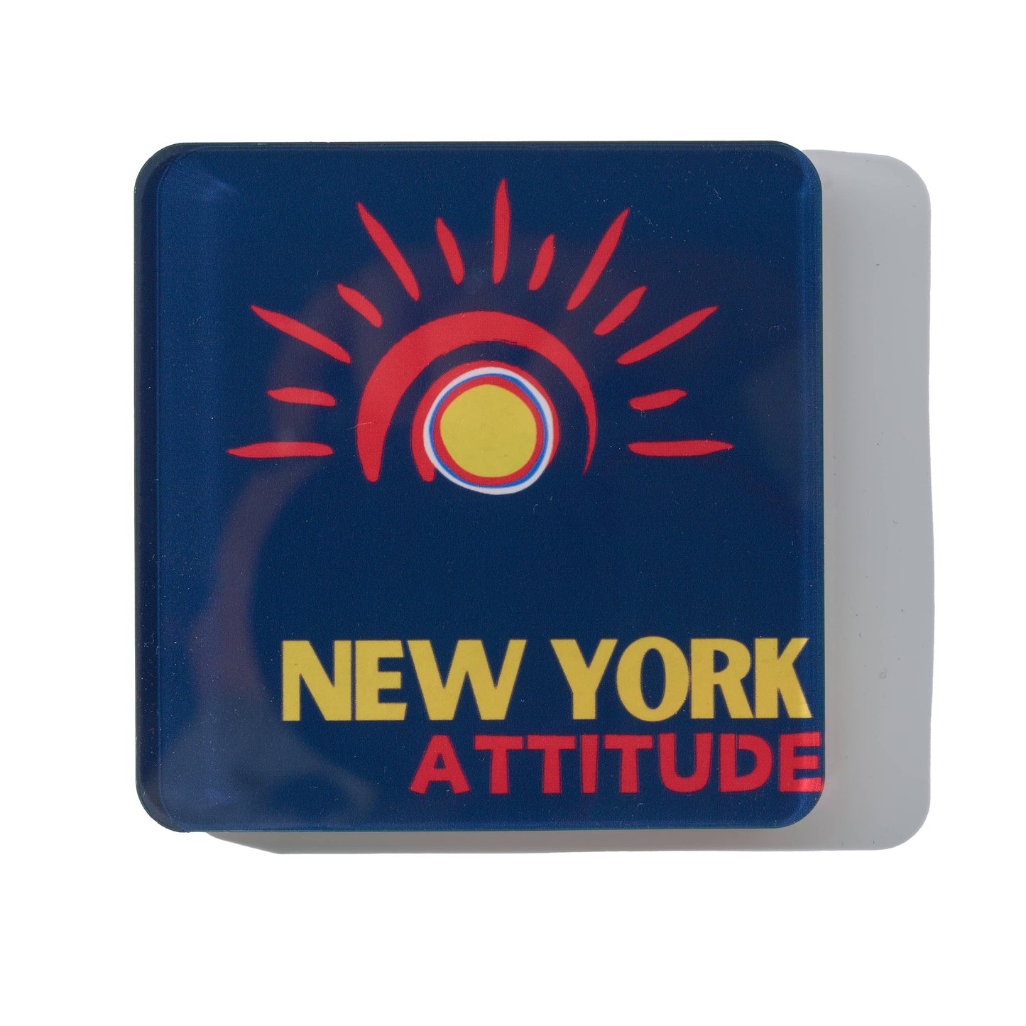 Acrylic Bon Voyage Coaster, New York (Each Sold Separately)