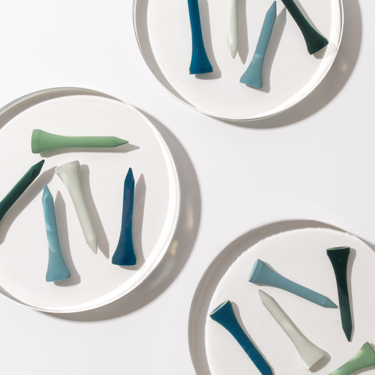 Golf Tee Time Coasters in Acrylic (each)