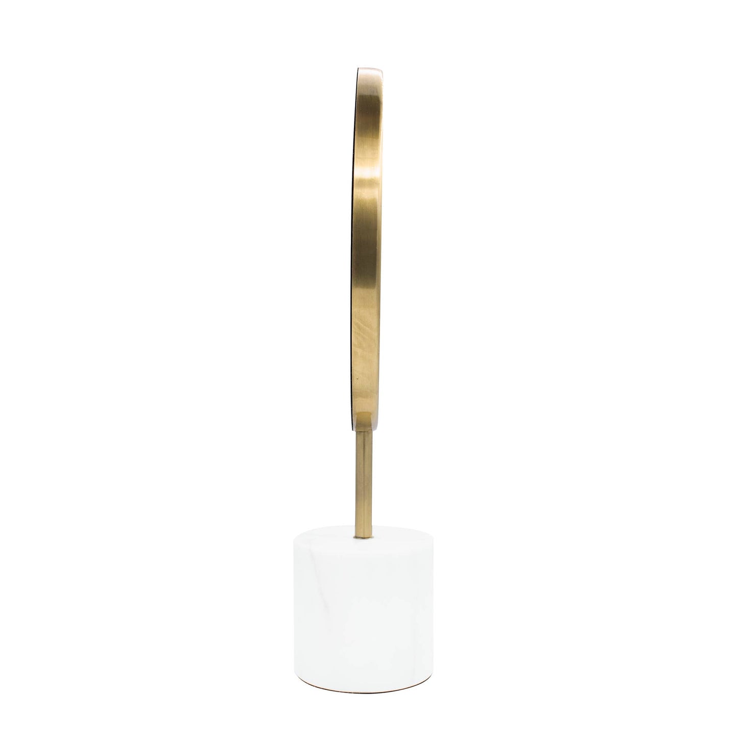 The Bogna Marble Tabletop Mirror, Round