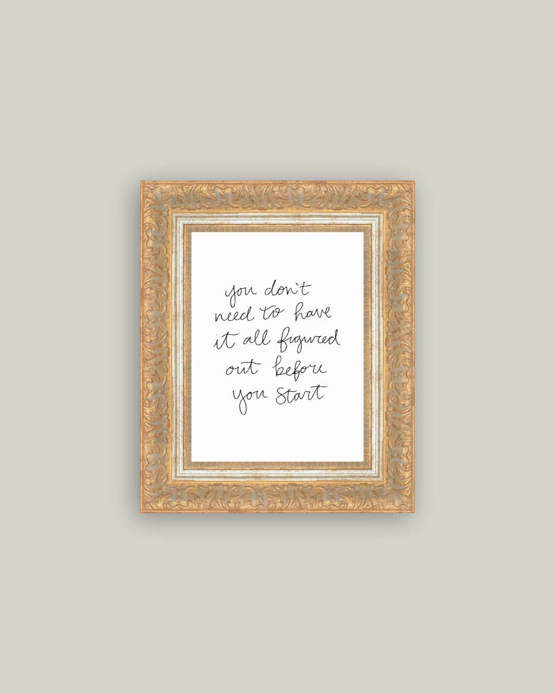 You Don't Need Framed Antique Art