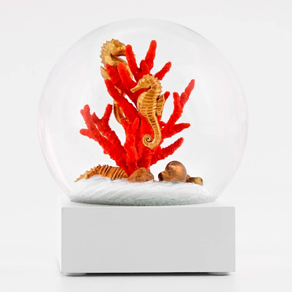 Seahorse Snow Globe