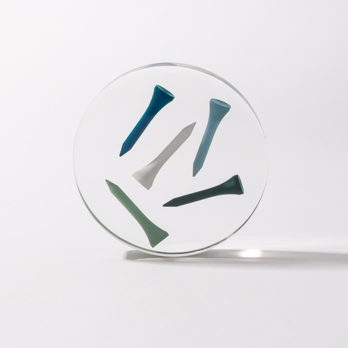 Golf Tee Time Coasters in Acrylic (each)