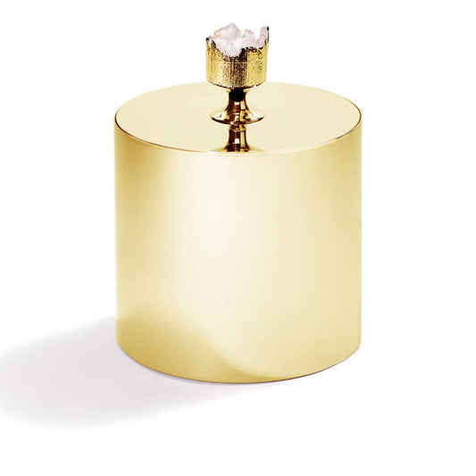 Hospitality Ice Bucket, Gold & Crystal