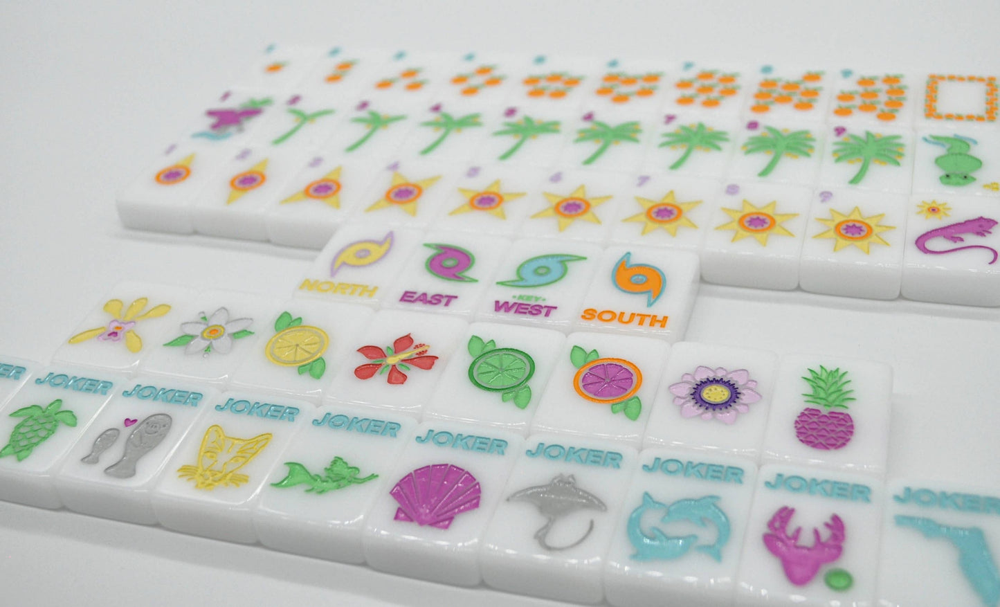 "Sunshine Tiles" Florida Inspired Mahjong Set (Hello Boca!)