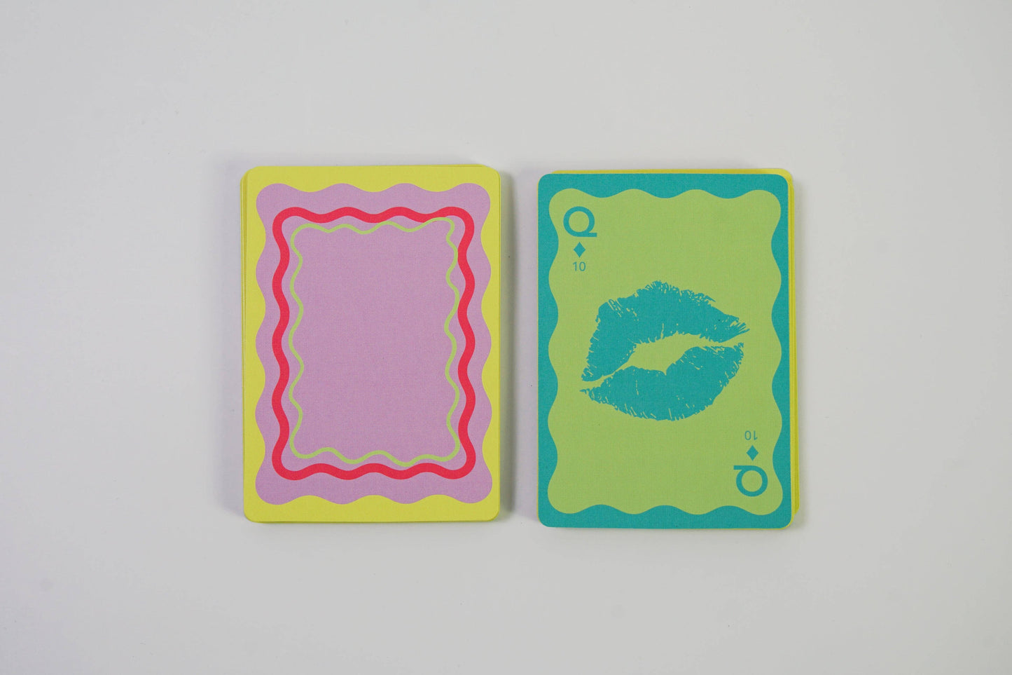 Neon Canasta Cards with Points