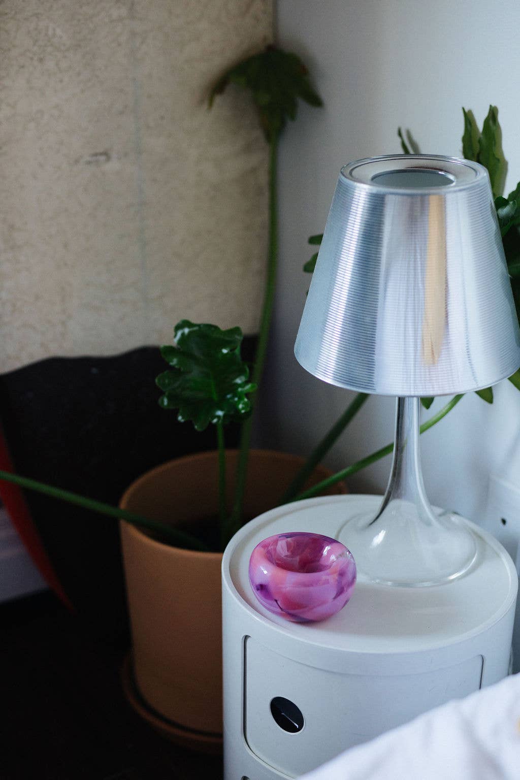 Glass Blown Pink Planet Nest Bowl (Limited Edition)