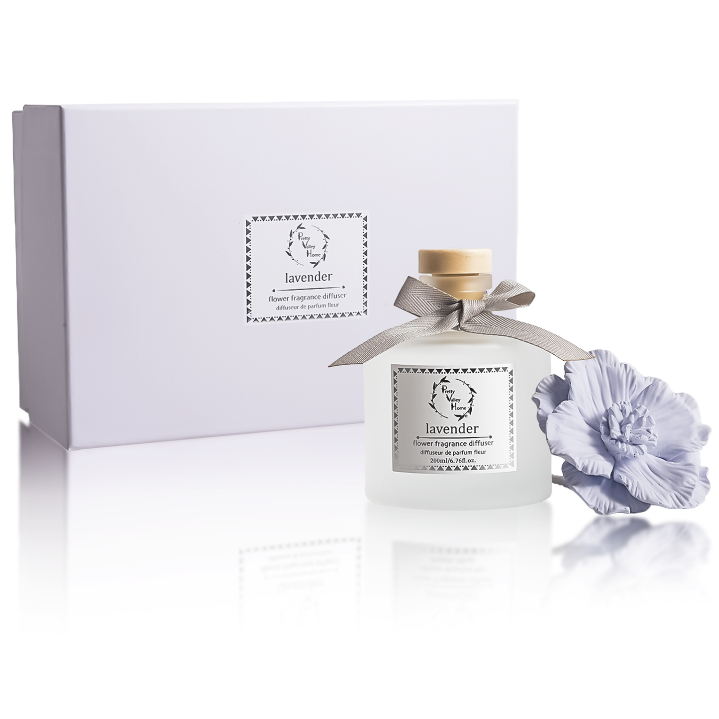 Diffuser Sets Gifts Ceramic Flower (2025)-Pretty Valley Home